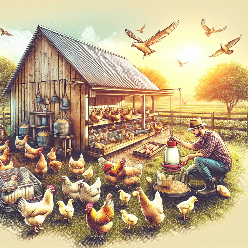 Tips for raising healthy poultry on a small farm