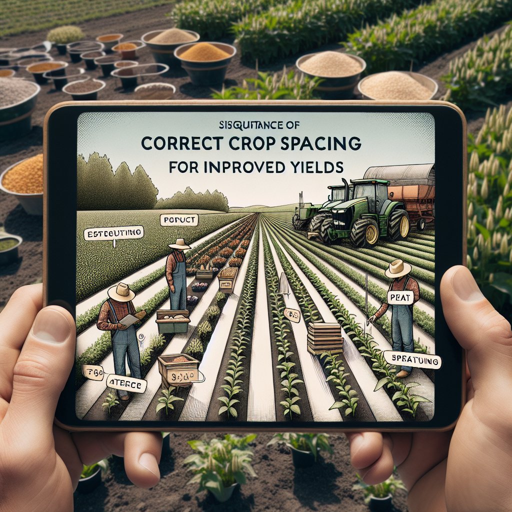 The importance of proper crop spacing for better yields