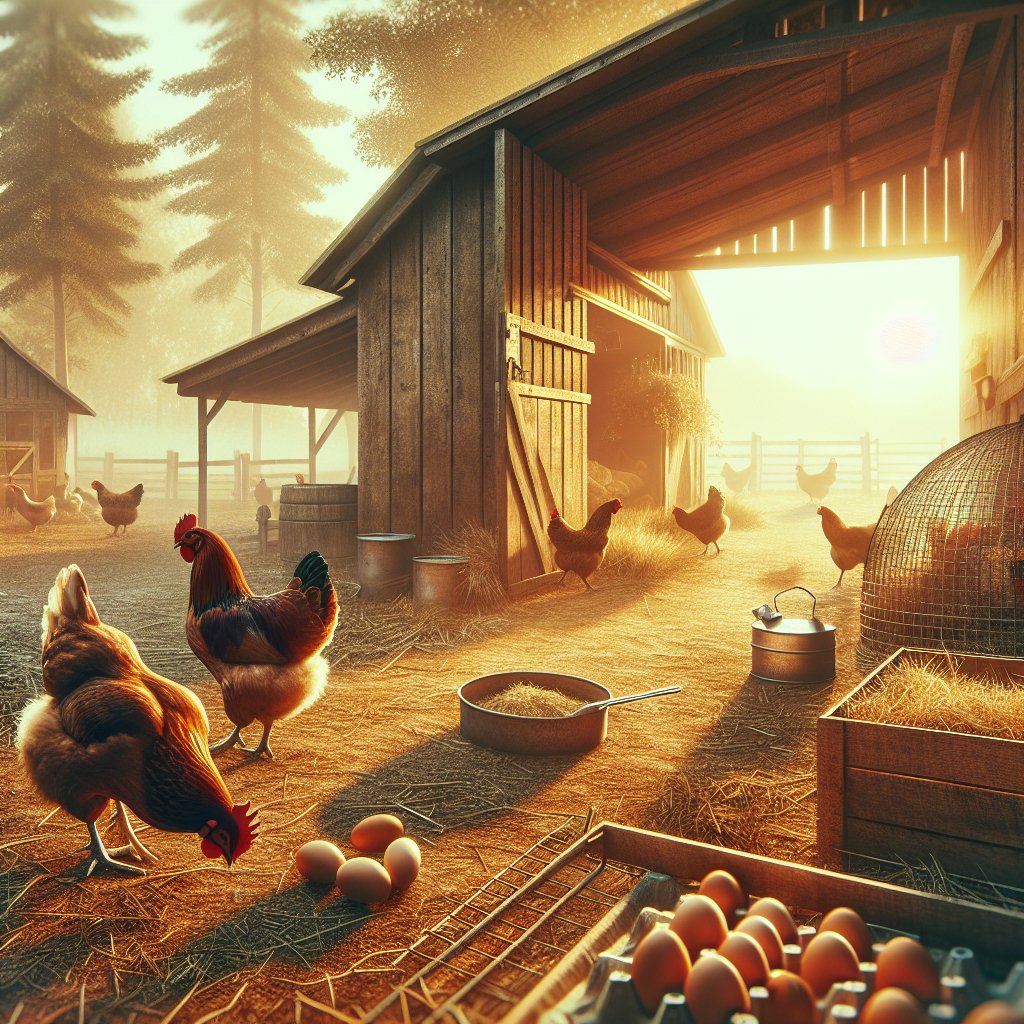 How to raise free-range chickens for eggs and meat