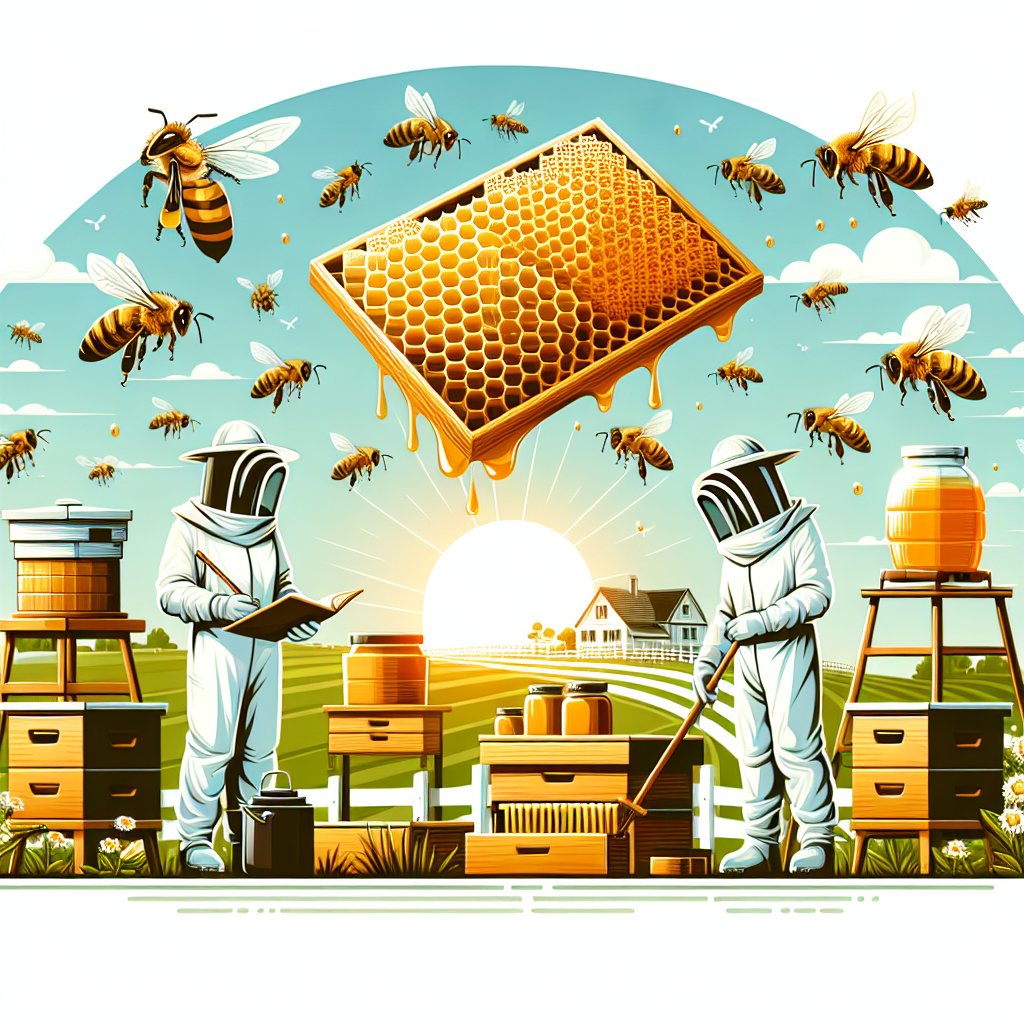 How to raise bees for honey production on a farm