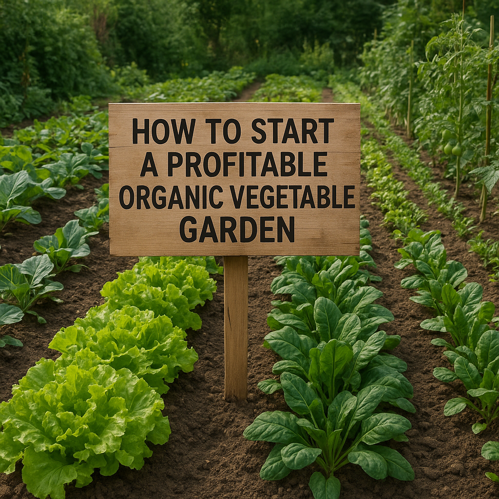 How to Start a Profitable Organic Vegetable Garden